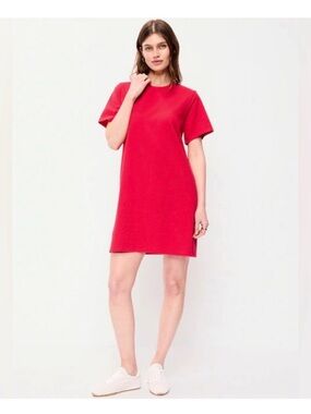 NWT - Old Navy Vintage Crew-Neck Mini T-Shirt Dress -
Large